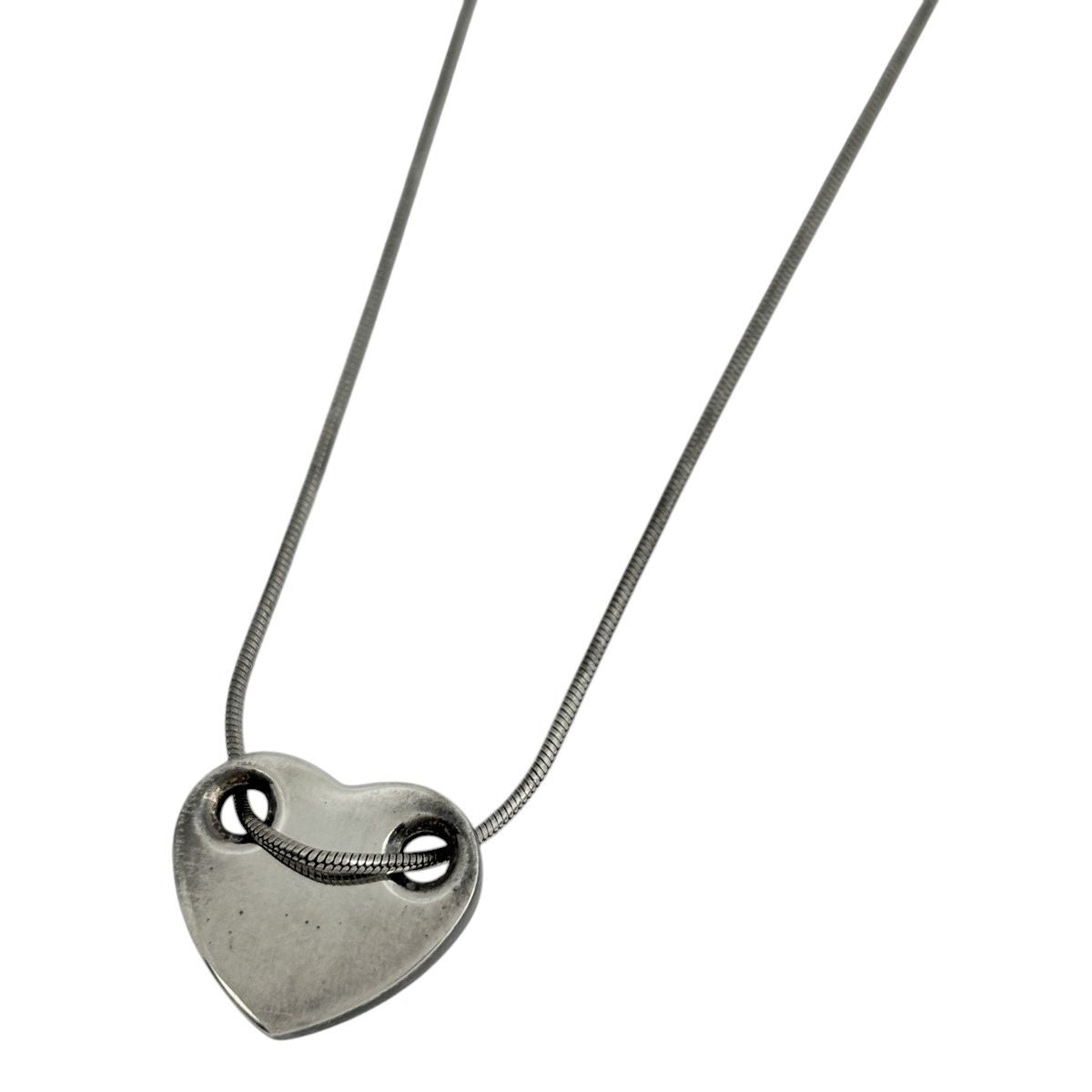 Tiffany & Co Heart Necklace Plate 925 Sterling Silver