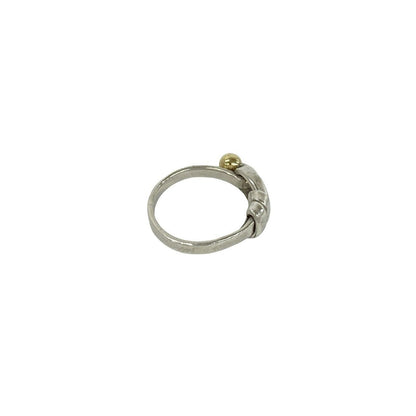 Tiffany & Co Hook Eye Ring 925 Sterling Silver Gold — view 5