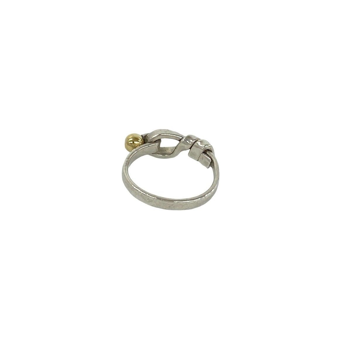 Tiffany & Co Hook Eye Ring 925 Sterling Silver Gold — view 6