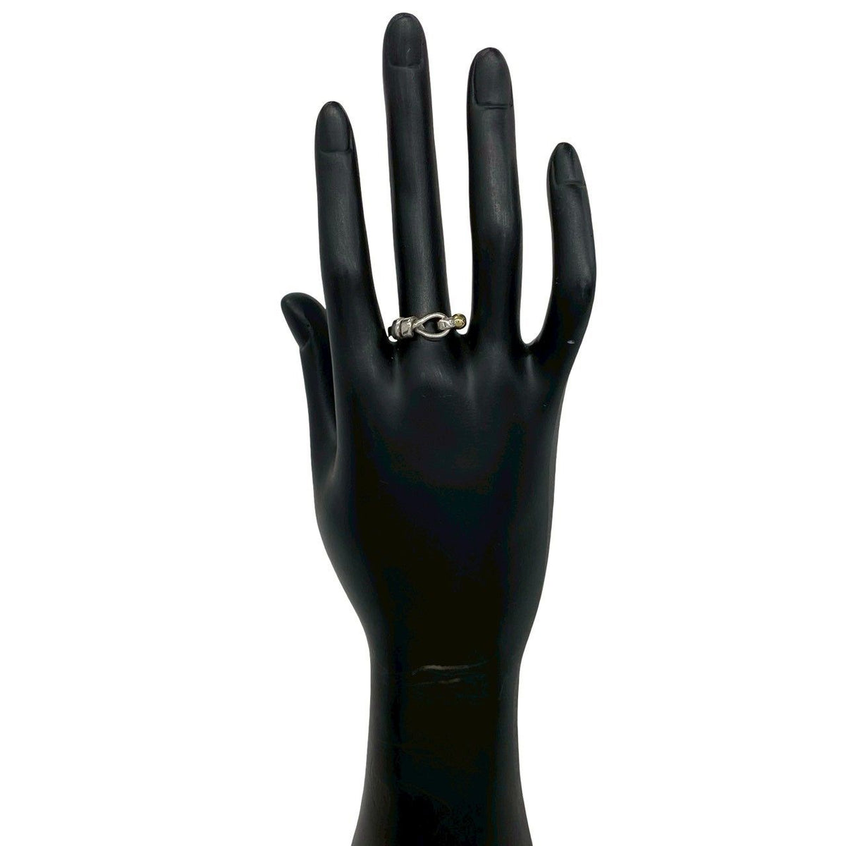 Tiffany & Co Hook Eye Ring 925 Sterling Silver Gold — view 2