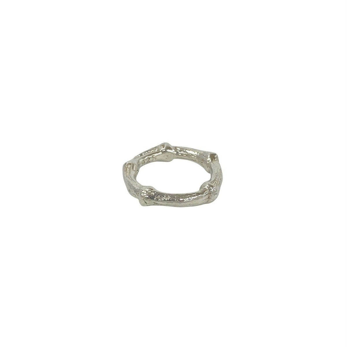 Tiffany & Co Vintage Bamboo Ring 925 Sterling Silver — view 5