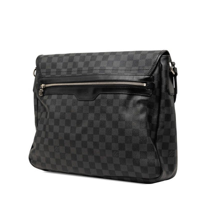Louis Vuitton Damier Graphite Daniel MM Crossbody Shoulder Bag Black Leather — view 2