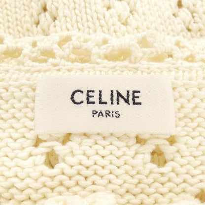 Celine Cropped Cardigan Beige — view 4