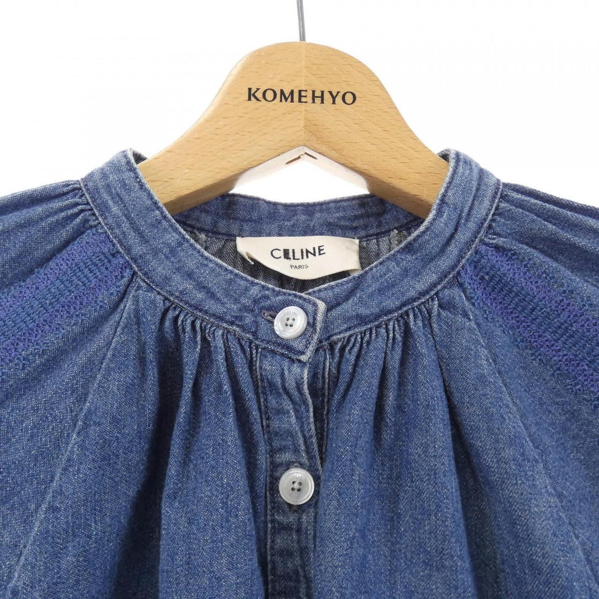 Celine Dress Navy — view 5