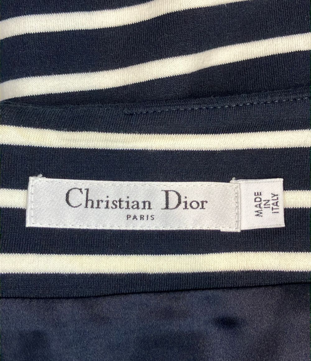 Dior Marine Stripe Flare Skirt 44 — view 3