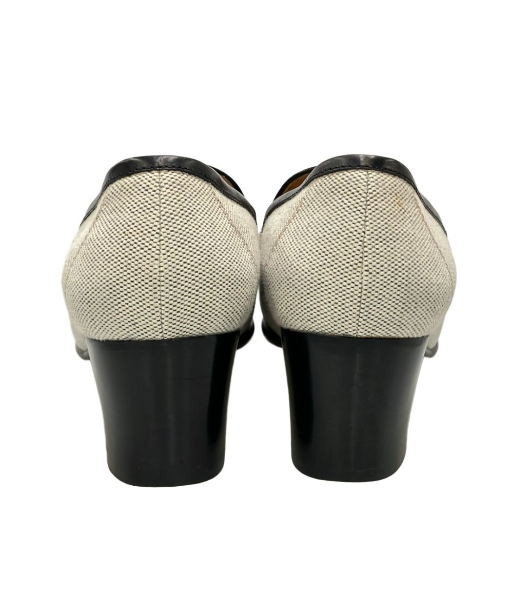 Hermes Constance Canvas Loafers — view 3