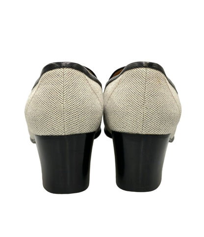 Hermes Constance Canvas Loafers — view 3