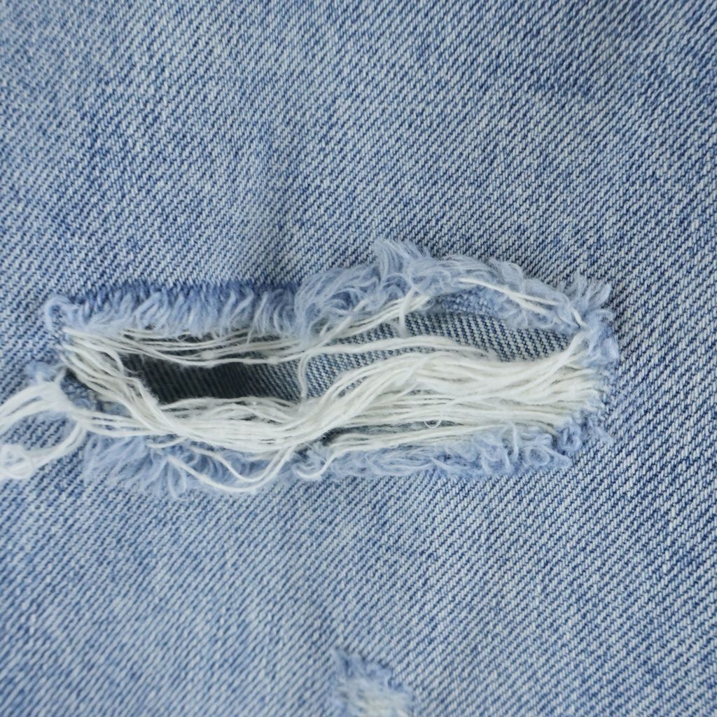 Celine Margaret Jeans Distressed Denim Pants Indigo — view 6