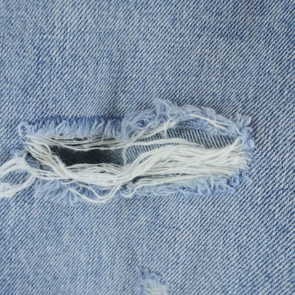 Celine Margaret Jeans Distressed Denim Pants Indigo — view 6