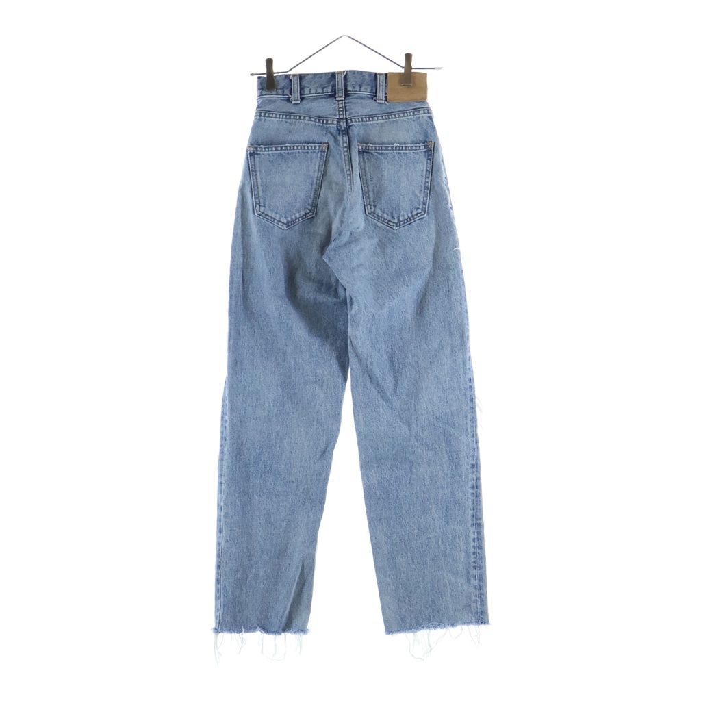 Celine Margaret Jeans Distressed Denim Pants Indigo — view 2