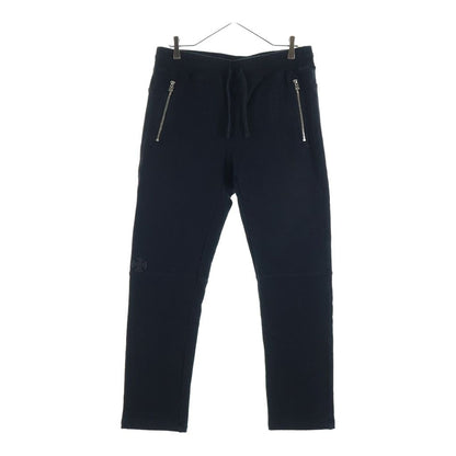 Chrome Hearts Not CH Plus Leather Patch Sweatpants Black