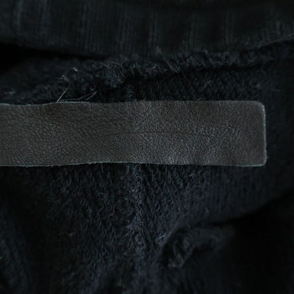 Chrome Hearts Not CH Plus Leather Patch Sweatpants Black — view 7