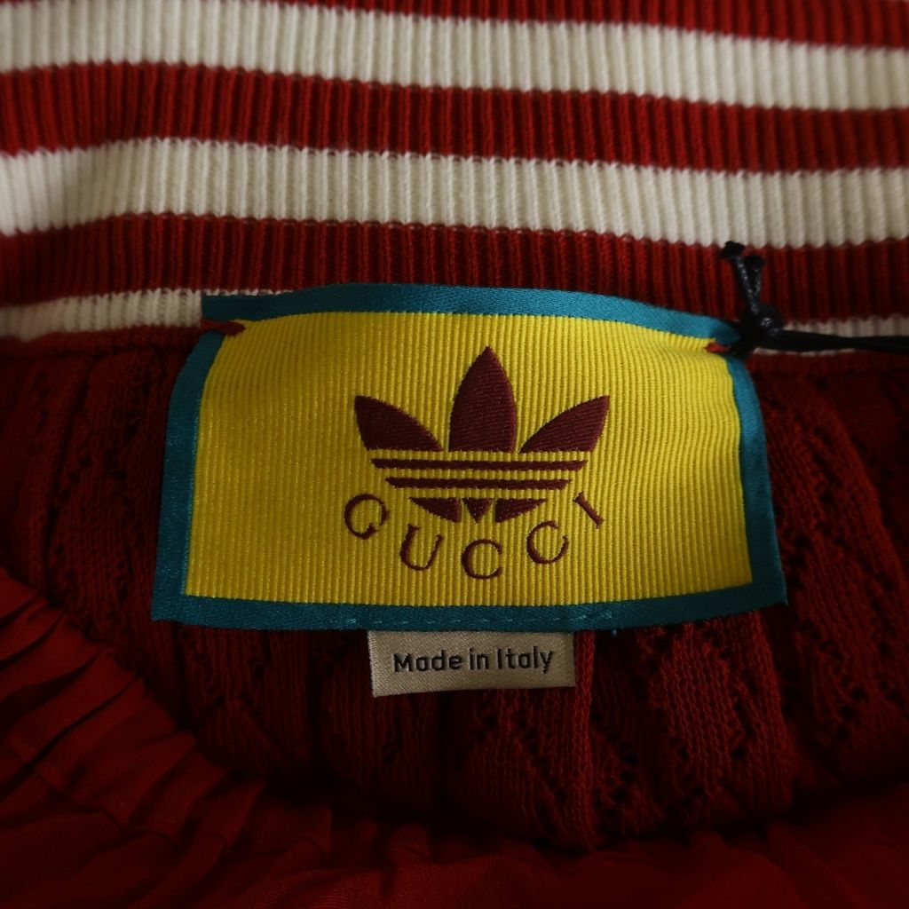 Gucci Adidas Lace Pleated Wide Pants — view 6