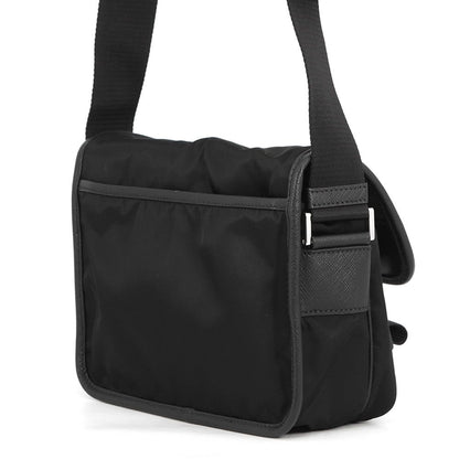 Prada Shoulder Bag Re-Nylon Triangle Logo Black — view 2