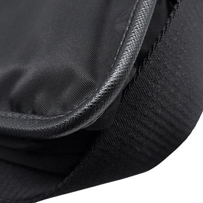 Prada Shoulder Bag Re-Nylon Triangle Logo Black — view 8