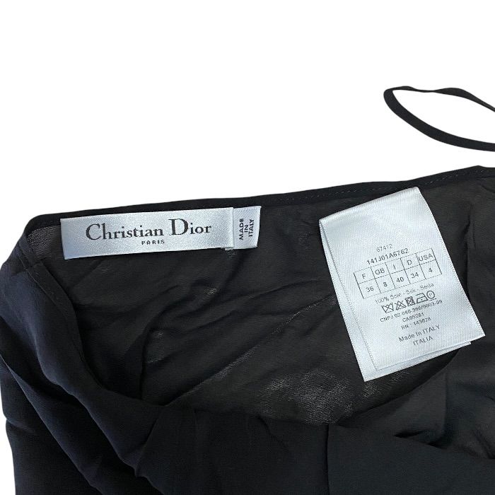 Dior Sheer Flare Skirt Long Transparent Light — view 6