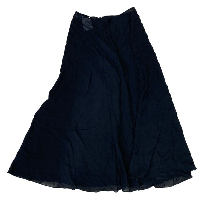 Dior Sheer Flare Skirt Long Transparent Light