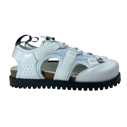 Versace Sandals Shoes Drawstring Leather White High Quality Comfortable Modern — view 5