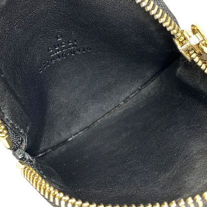Gucci Soho Coin Case Wallet Purse Circle Patent Leather Black Everyday — view 7