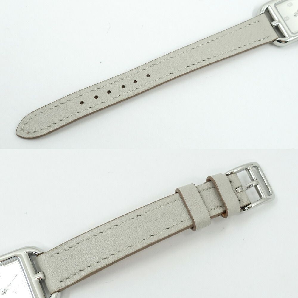 Hermes Capecod PM Mini Watch Silver Dial Quartz — view 4