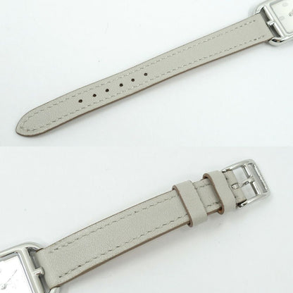 Hermes Capecod PM Mini Watch Silver Dial Quartz — view 4