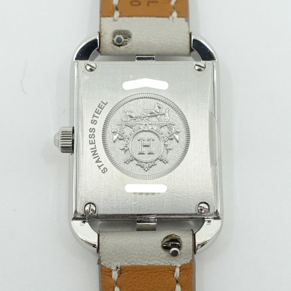 Hermes Capecod PM Mini Watch Silver Dial Quartz — view 6
