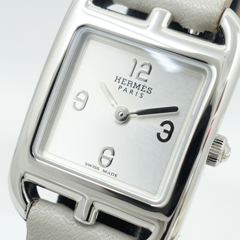 Hermes Capecod PM Mini Watch Silver Dial Quartz — view 3
