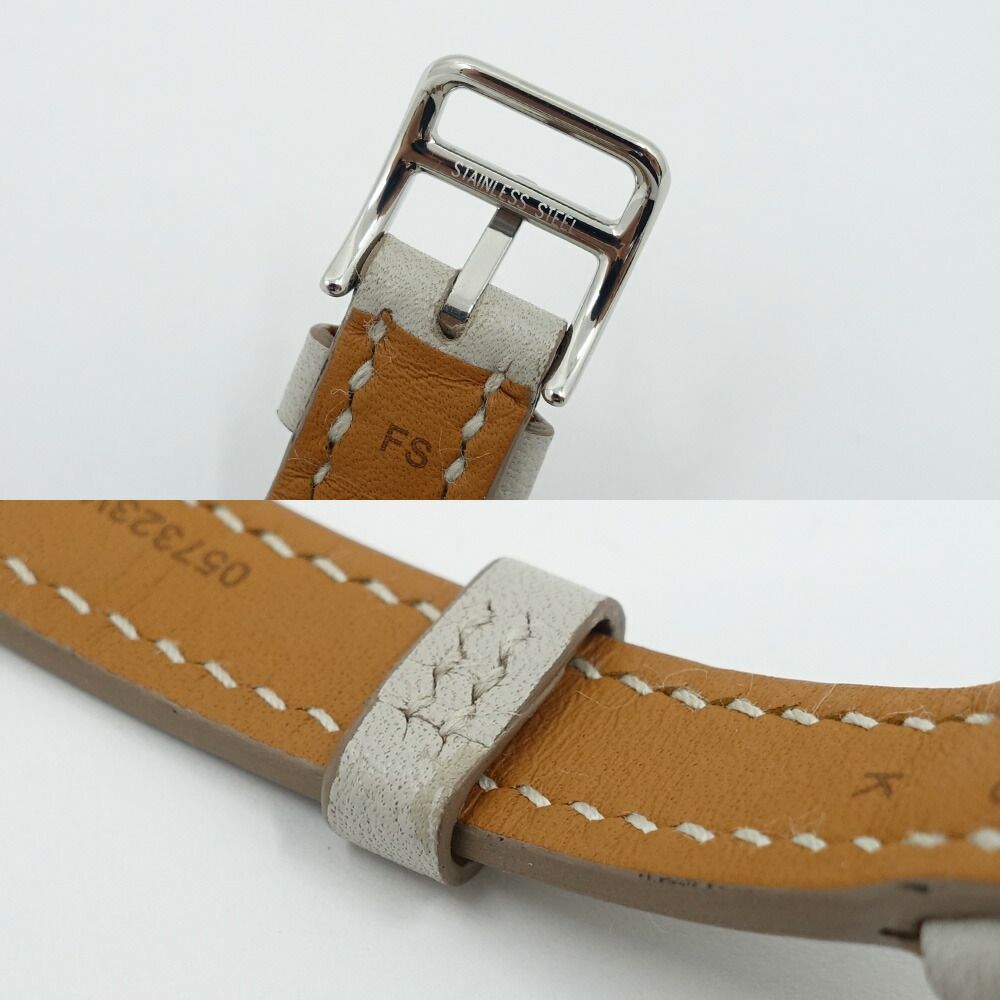 Hermes Capecod PM Mini Watch Silver Dial Quartz — view 8