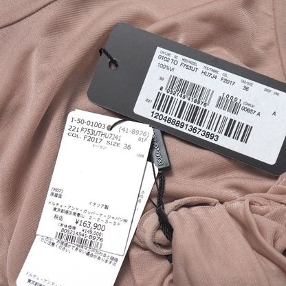 Dolce & Gabbana Blouse 36 Cropped Shirred Gathered High — view 5