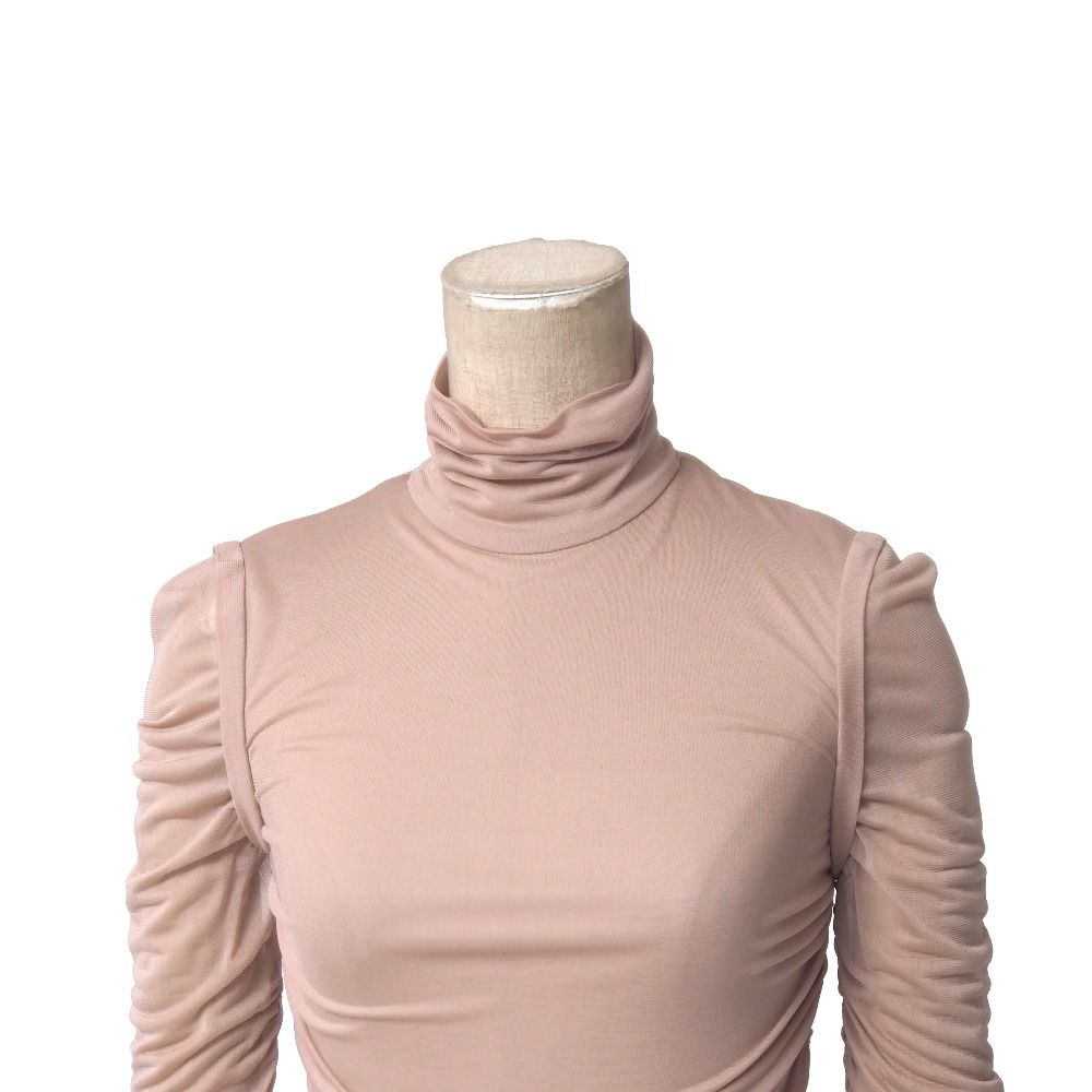 Dolce & Gabbana Blouse 36 Cropped Shirred Gathered High — view 2