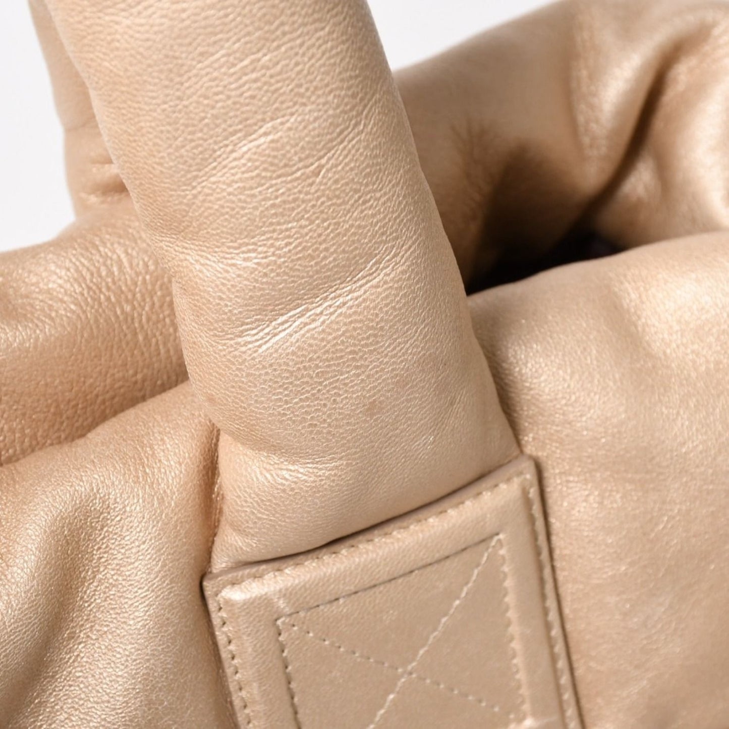 Chanel Coco Cocoon MM Tote Bag CC Logo Lambskin Gold — view 6