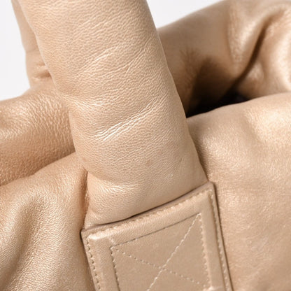 Chanel Coco Cocoon MM Tote Bag CC Logo Lambskin Gold — view 6