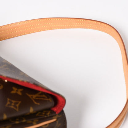 Louis Vuitton Viva-Cite MM Handbag Bag Monogram Brown Gold — view 7