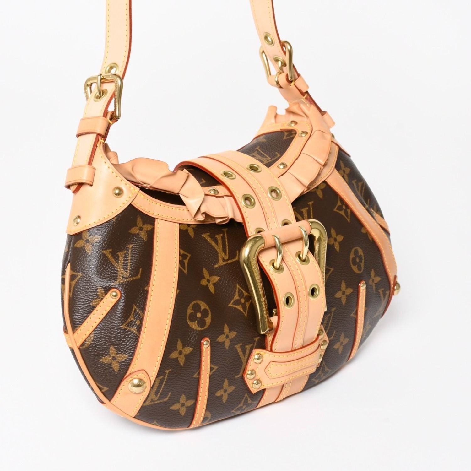 Louis Vuitton Shoulder Bag Leonor Monogram Brown — view 3