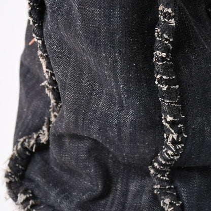 Chanel Chain Tote Bag Night Flight Embroidery CC Logo Denim — view 5
