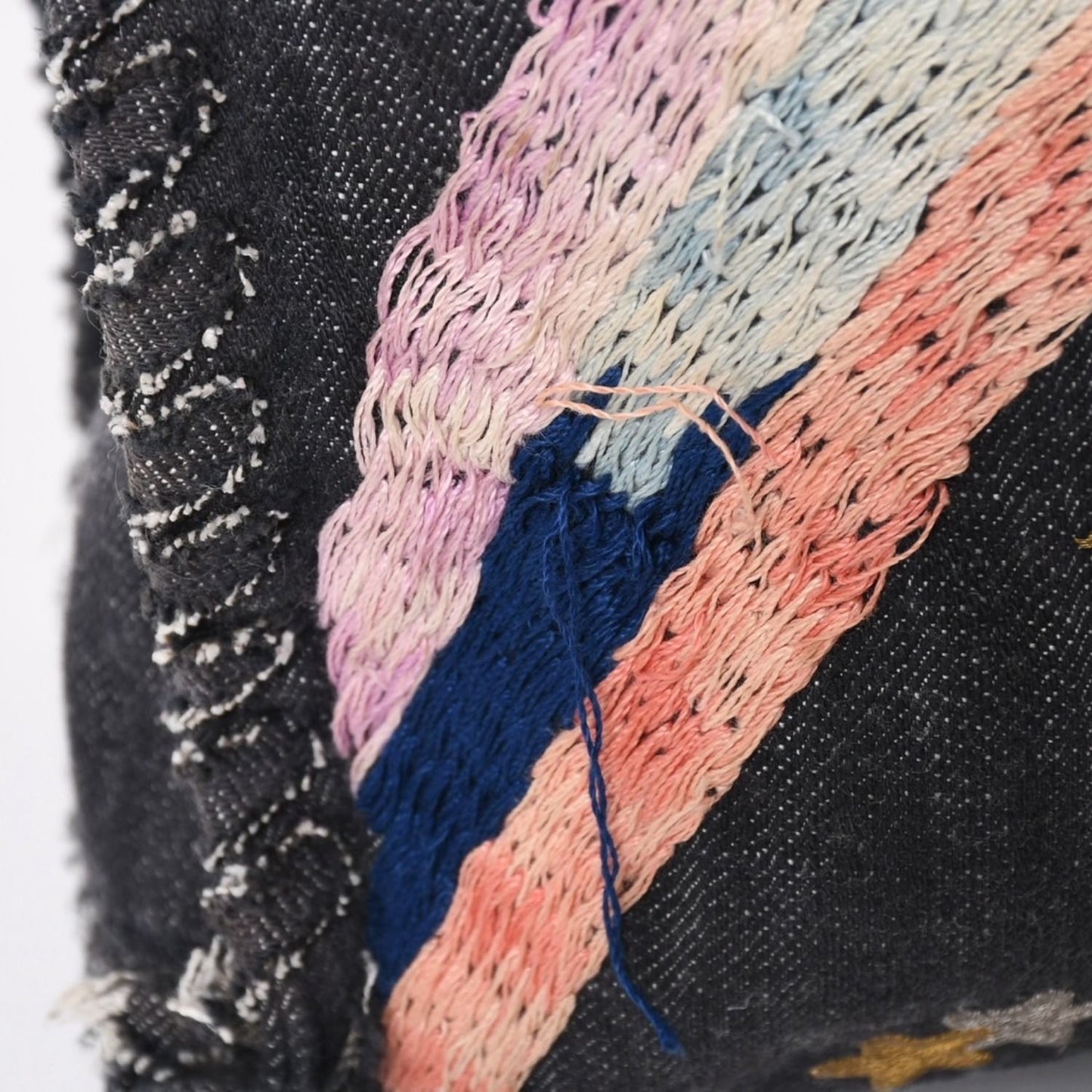 Chanel Chain Tote Bag Night Flight Embroidery CC Logo Denim — view 7