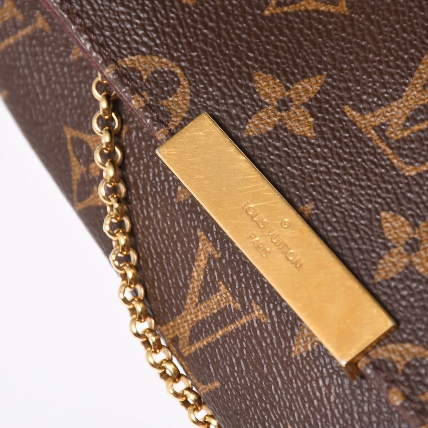Louis Vuitton Favorite PM Shoulder Bag Monogram Brown Gold — view 7