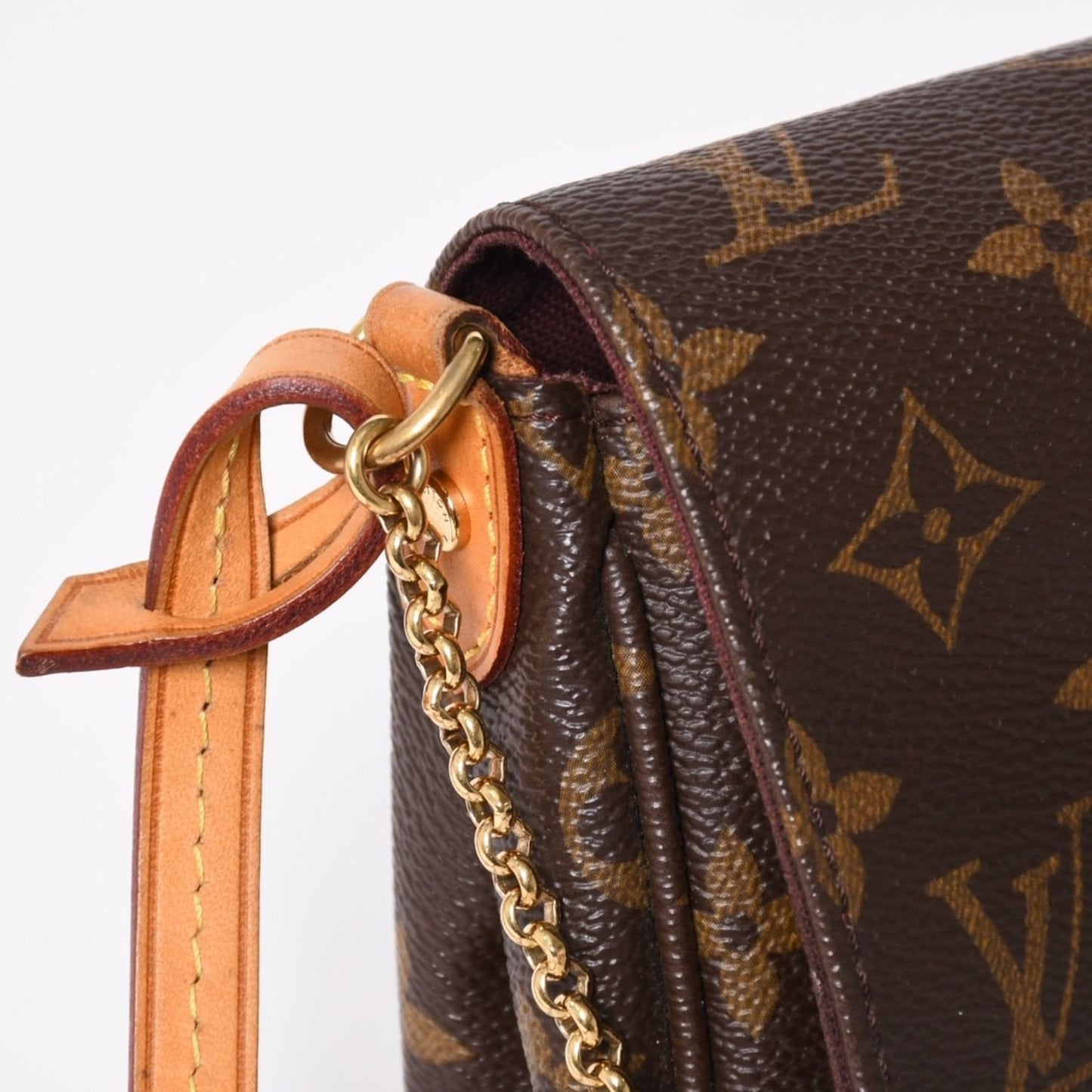 Louis Vuitton Favorite PM Shoulder Bag Monogram Brown Gold — view 4
