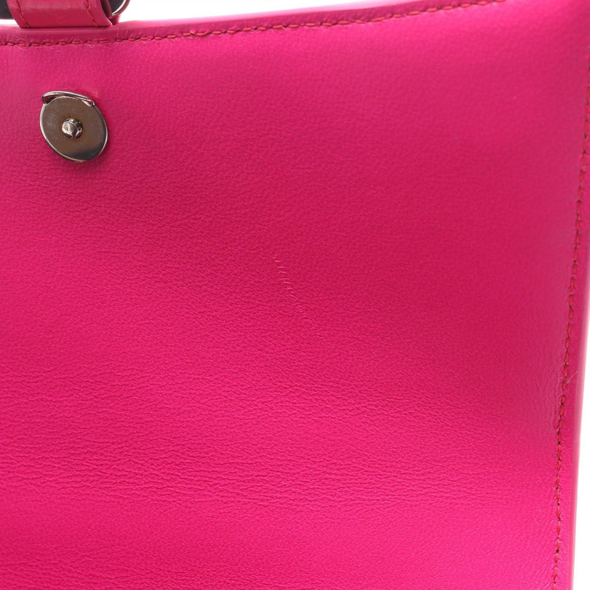 Balenciaga Handbag Hourglass Small 2-Way Fuchsia Pink Leather — view 5