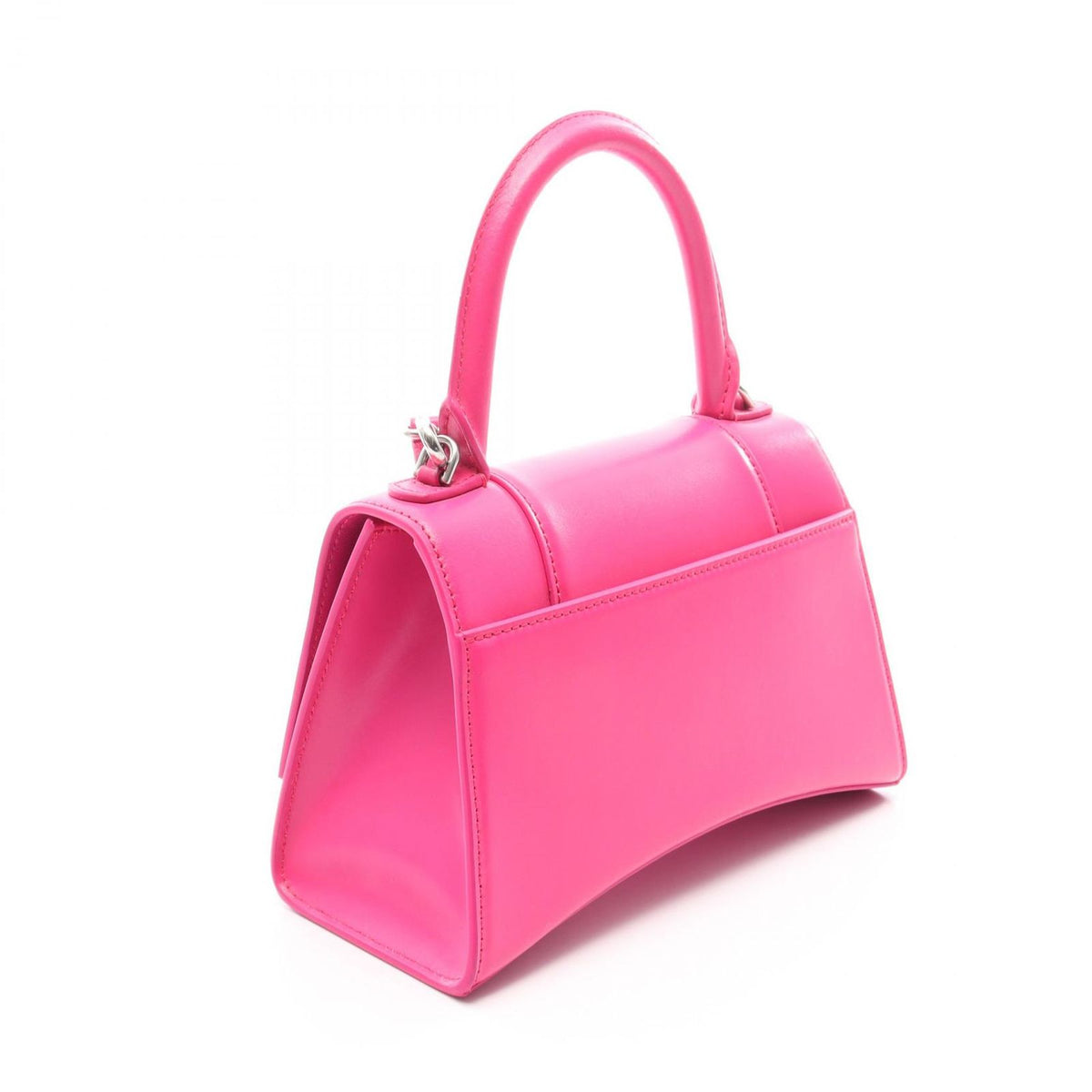 Balenciaga Handbag Hourglass Small 2-Way Fuchsia Pink Leather — view 2