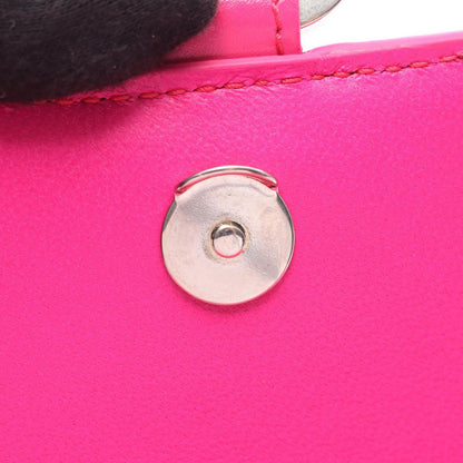 Balenciaga Handbag Hourglass Small 2-Way Fuchsia Pink Leather — view 6