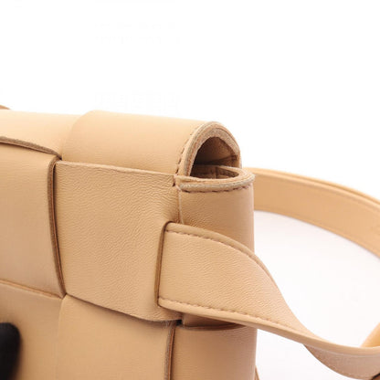 Bottega Veneta Waist Bag Cassette Maxi Intrecciato Beige Leather — view 7