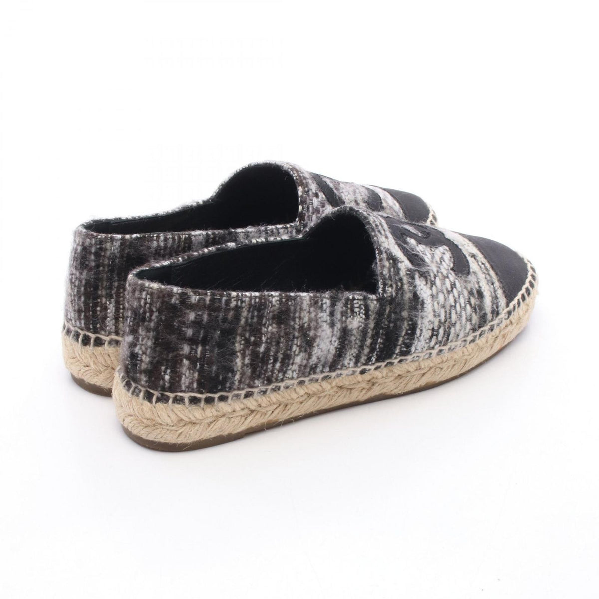 Chanel CC Logo Espadrilles Slip Ons Fabric — view 2
