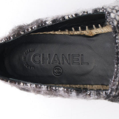 Chanel CC Logo Espadrilles Slip Ons Fabric — view 5