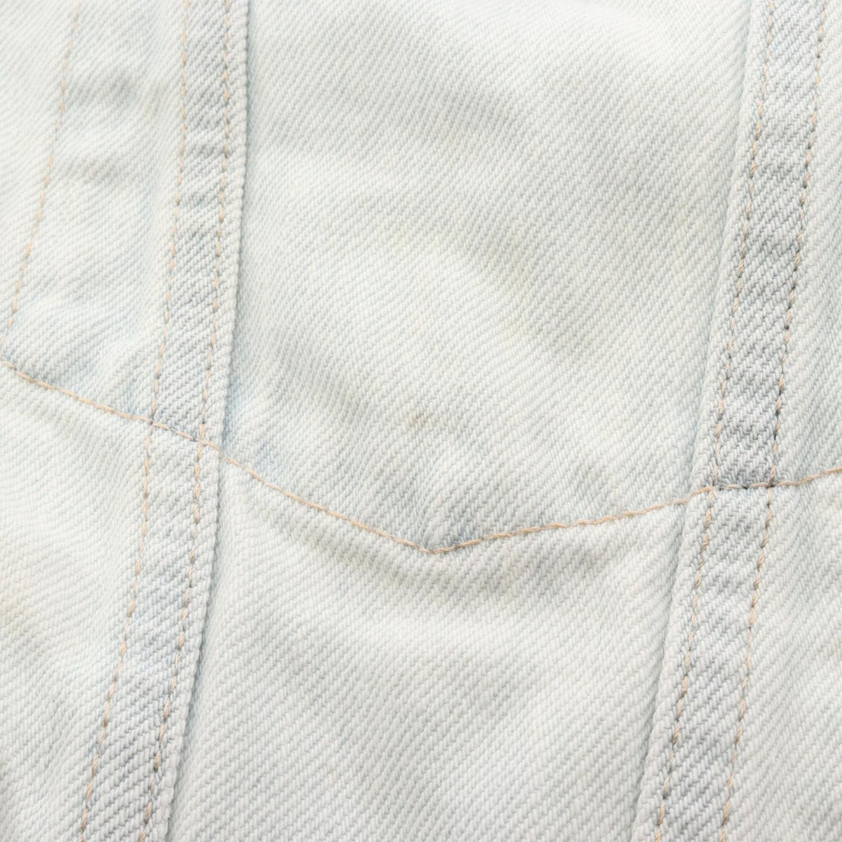 Balenciaga Denim Jacket Back Logo — view 8
