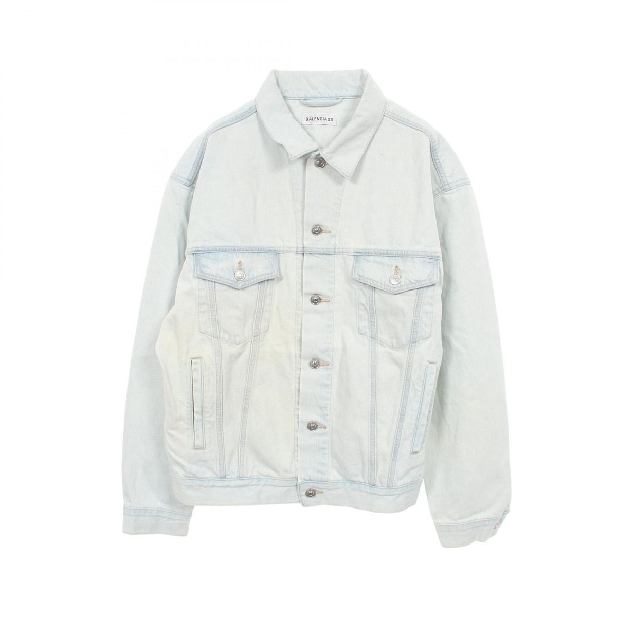 Balenciaga Denim Jacket Back Logo