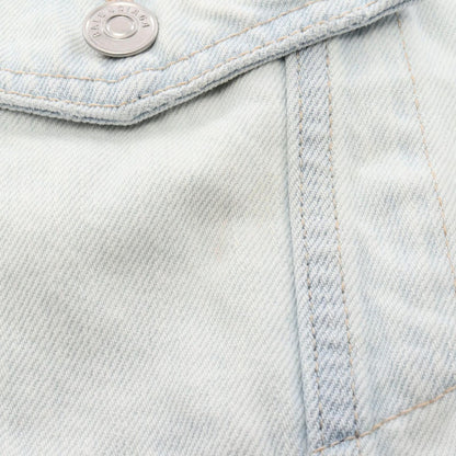 Balenciaga Denim Jacket Back Logo — view 7