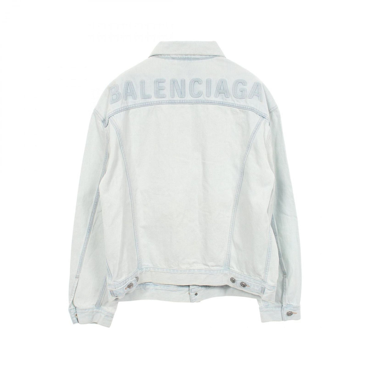 Balenciaga Denim Jacket Back Logo — view 2