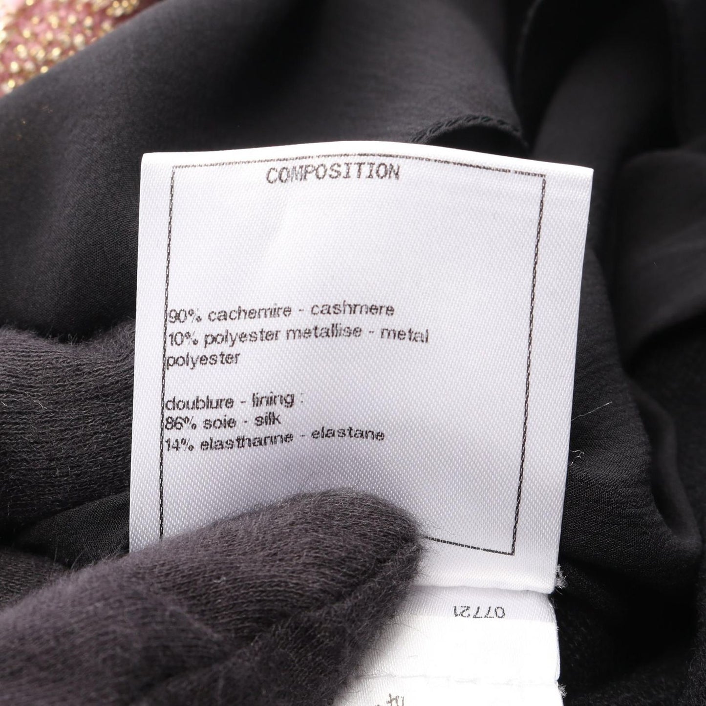 Chanel Knit CC Logo Cashmere Sweater — view 5