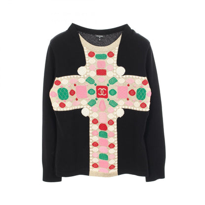 Chanel Knit CC Logo Cashmere Sweater
